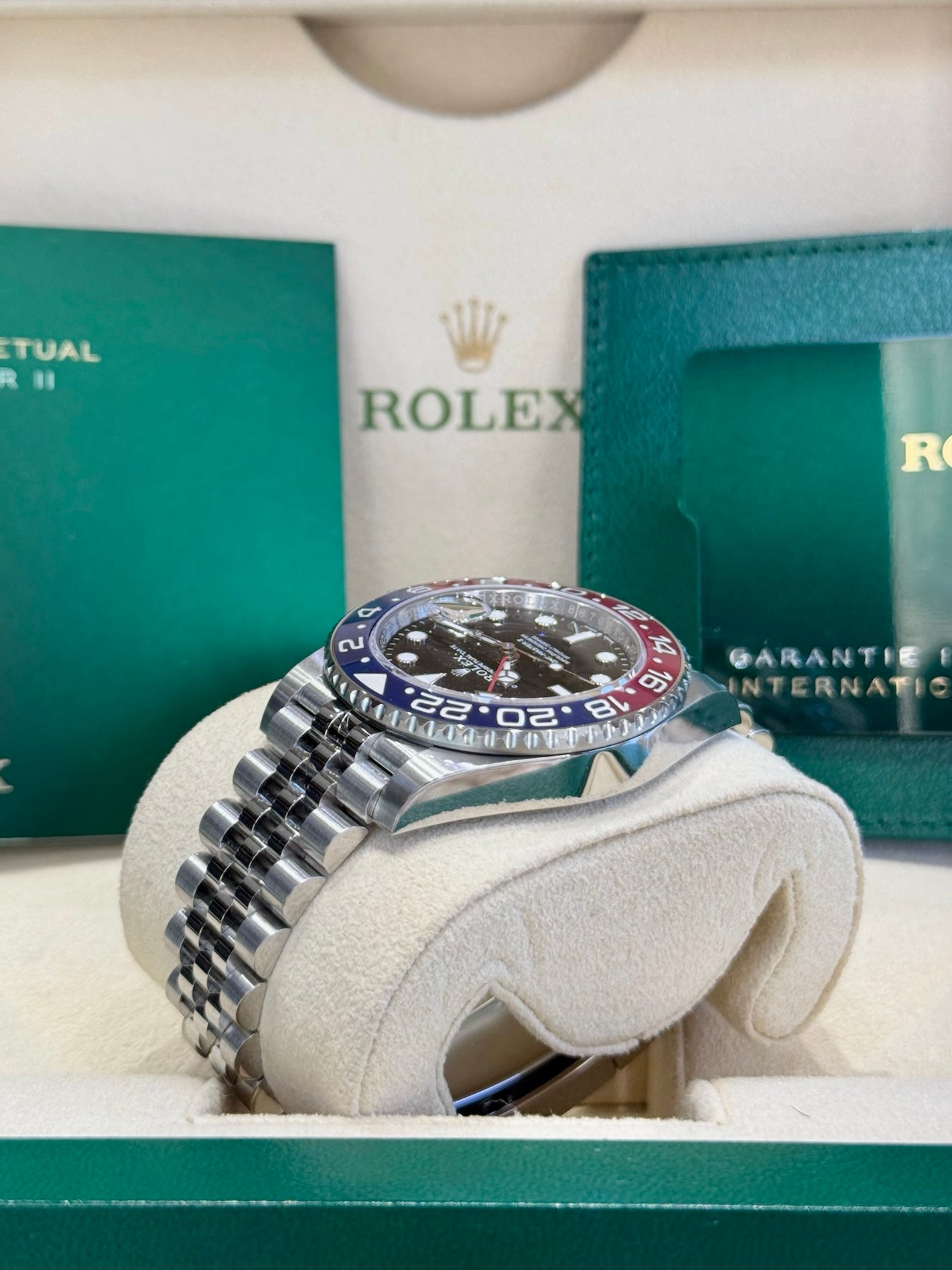 Rolex GMT-Master II 40 126710BLRO Black Dial Watch