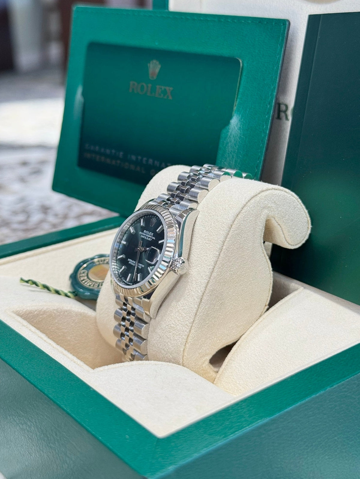 Rolex Datejust 31 278274 Mint Green Dial Watch