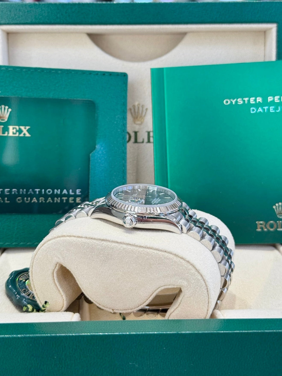 Rolex Datejust 31 278274 Mint Green Dial Watch
