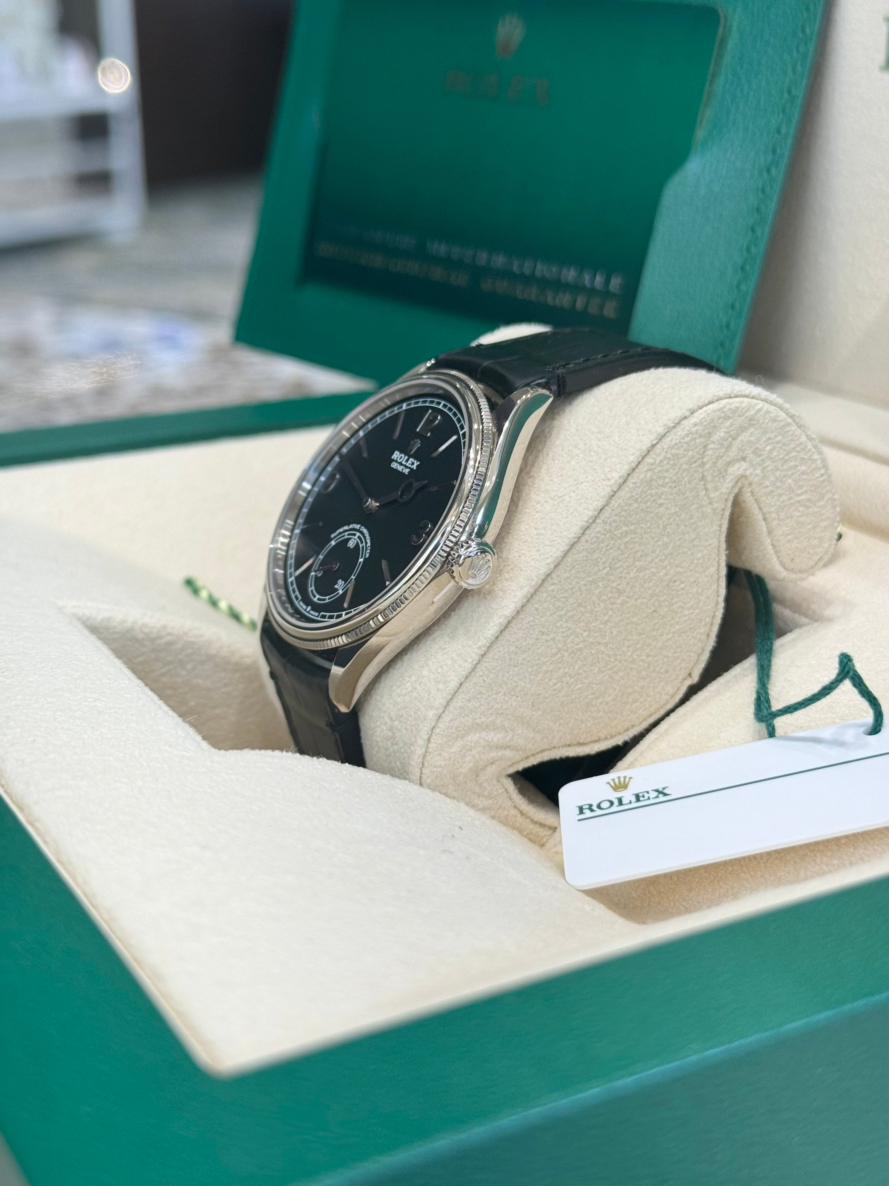 Rolex 1908 39 52509 Black Dial Watch