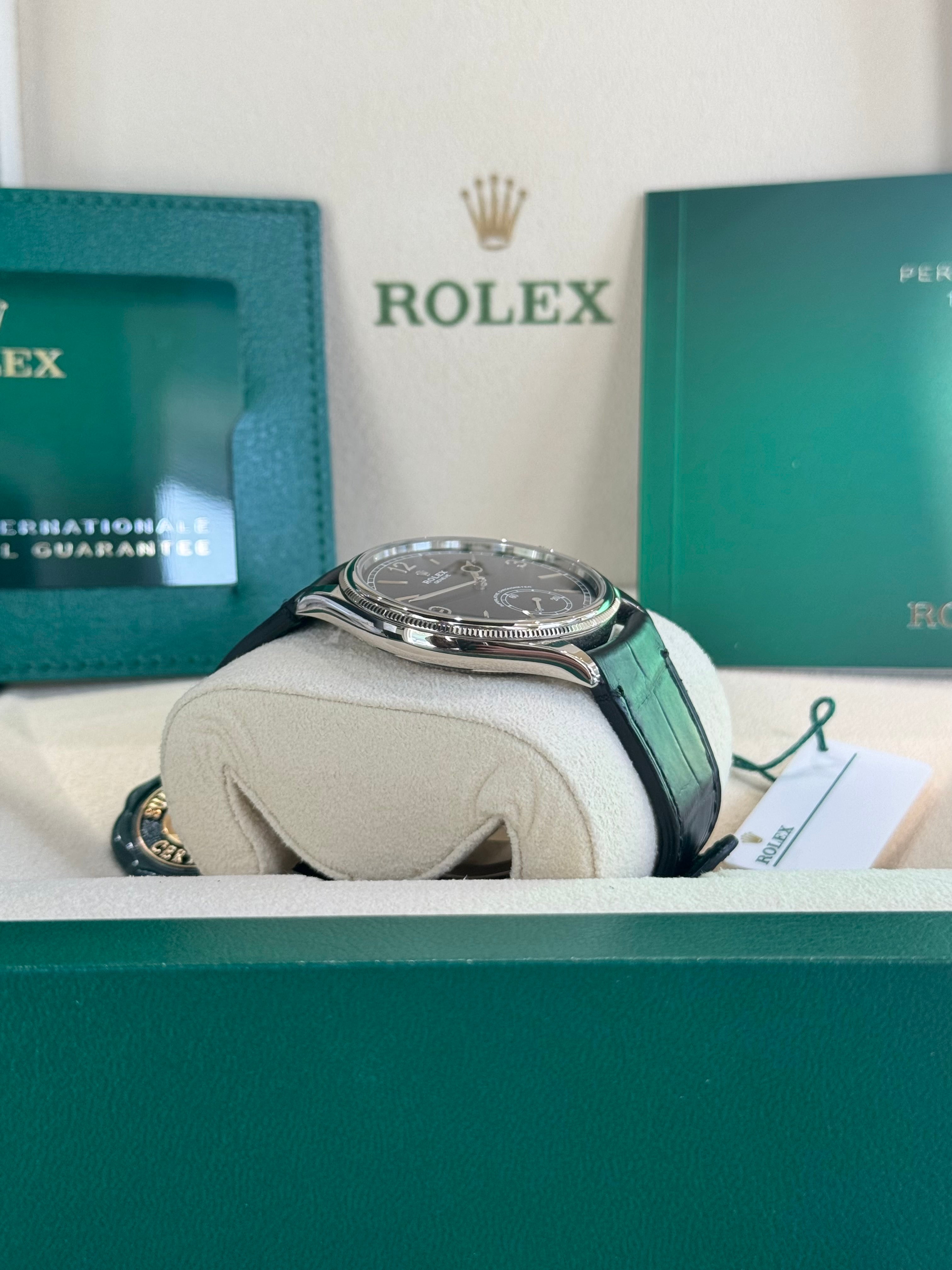Rolex 1908 39 52509 Black Dial Watch