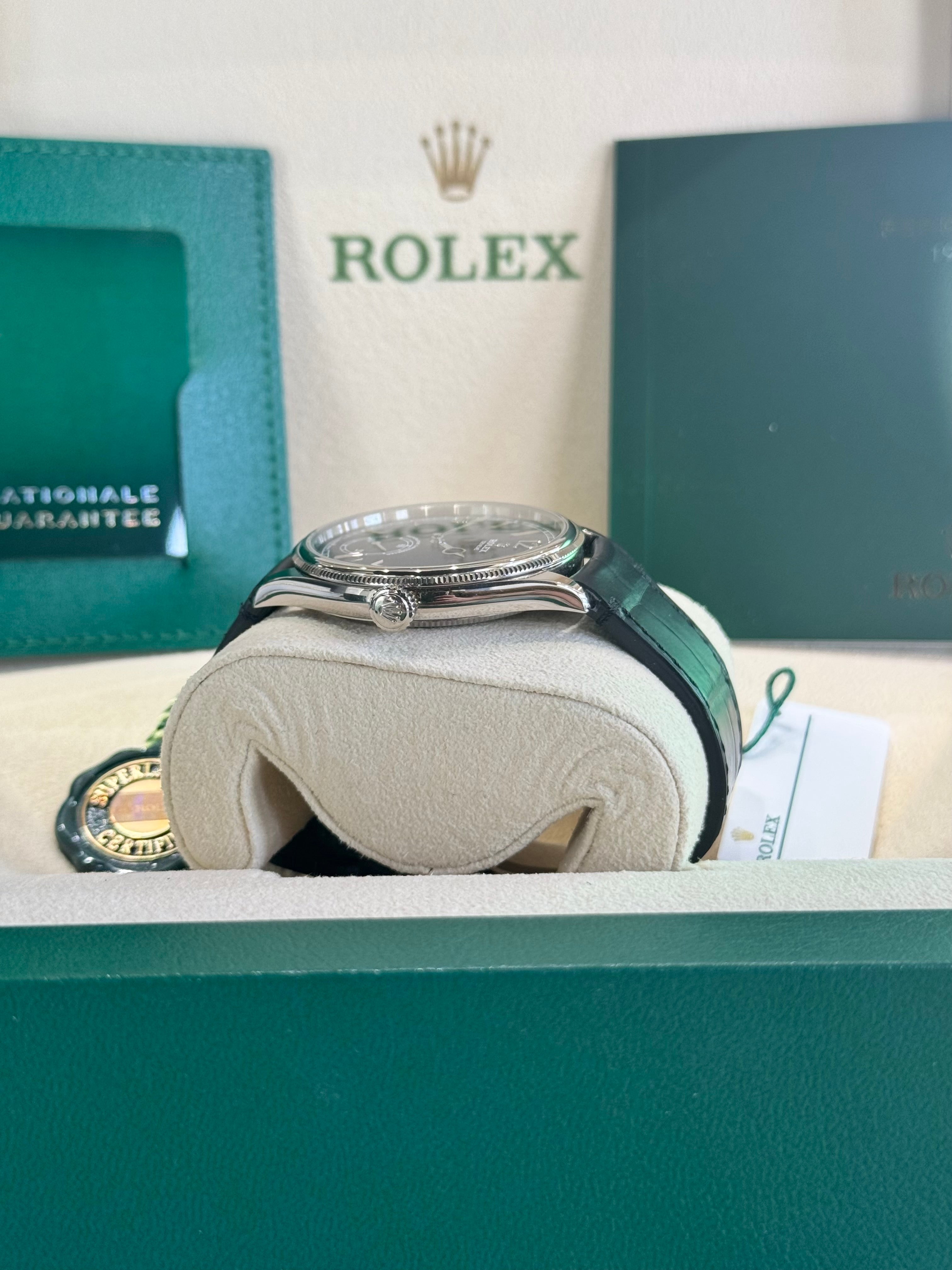 Rolex 1908 39 52509 Black Dial Watch