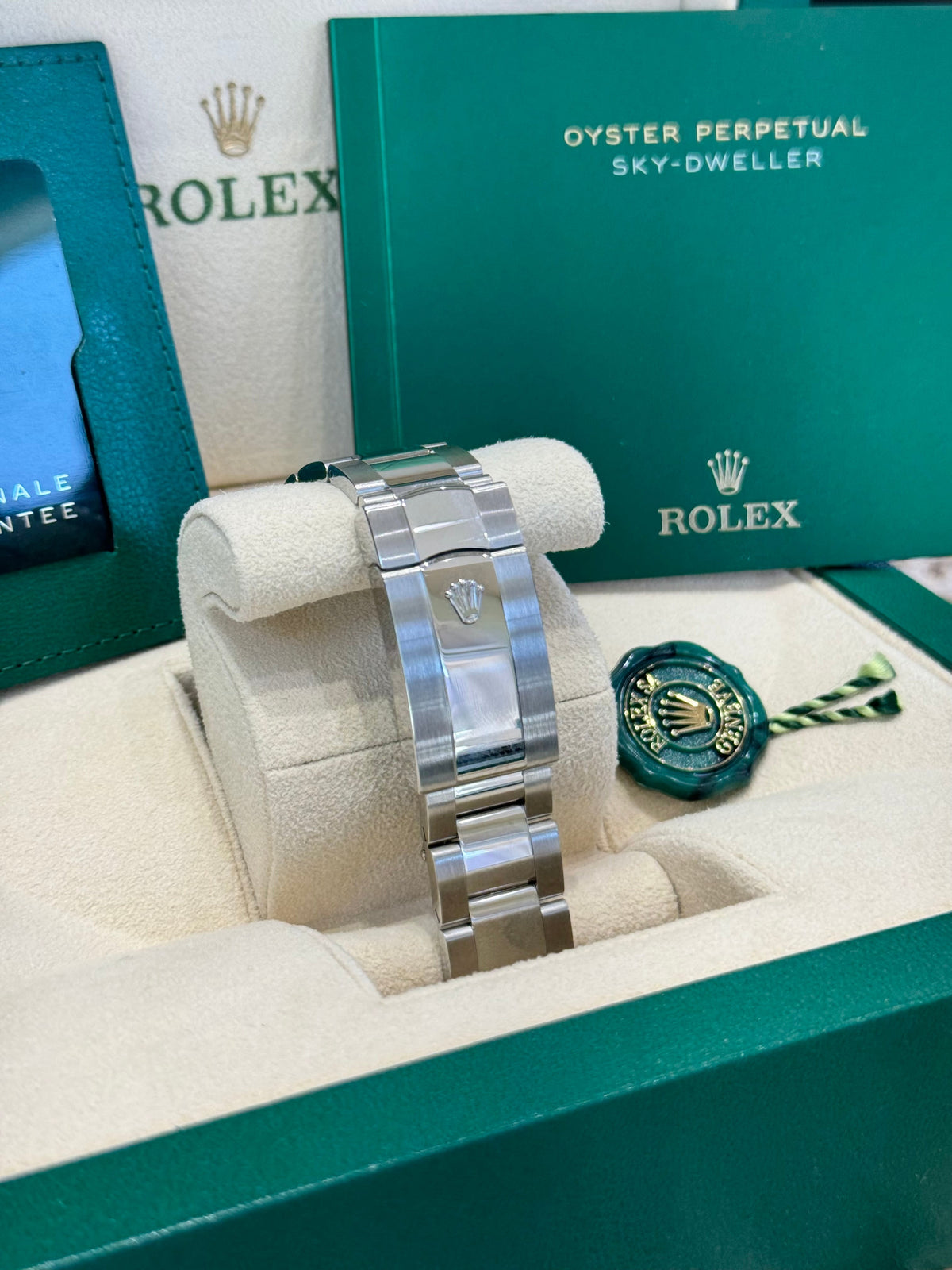 Rolex Sky-Dweller 42 336934 Mint Green Dial Watch