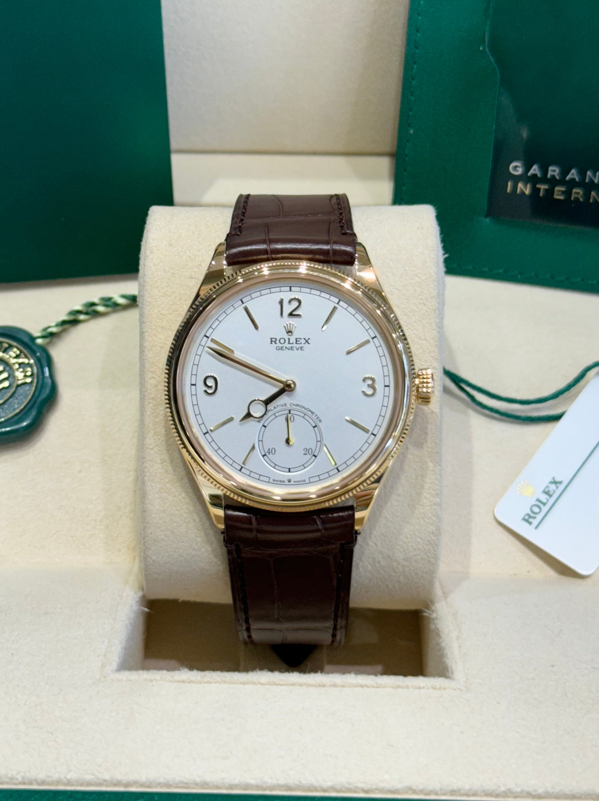 Rolex 1908 39 52508 White Dial Watch