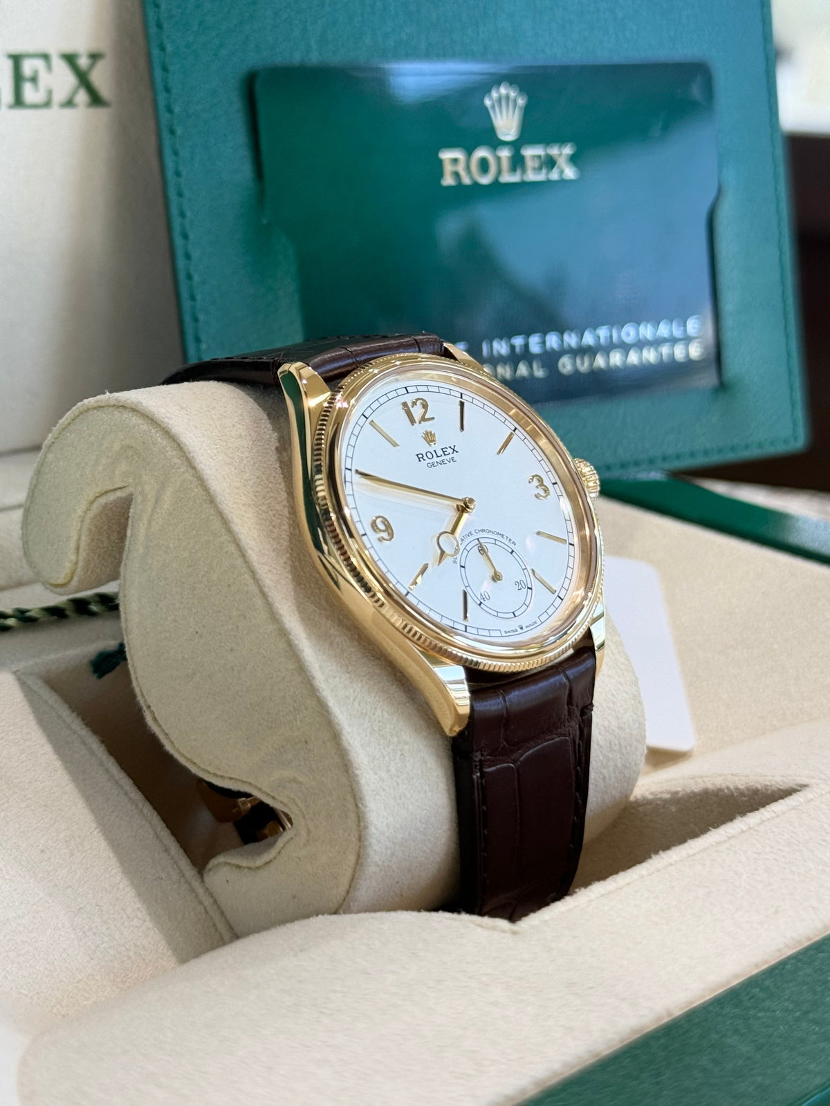 Rolex 1908 39 52508 White Dial Watch