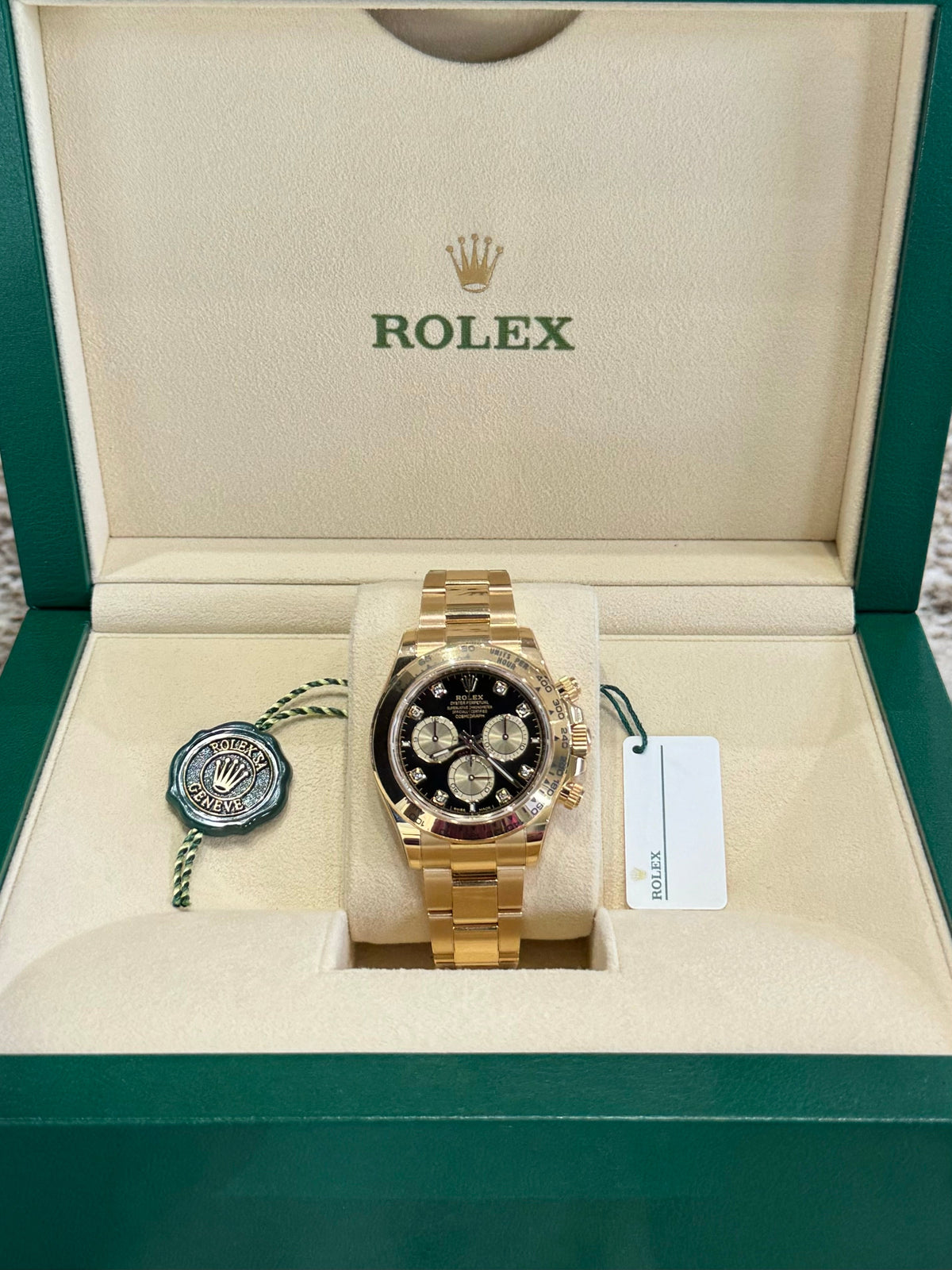 Rolex Daytona 40 126508 Black Diamond Dial Watch
