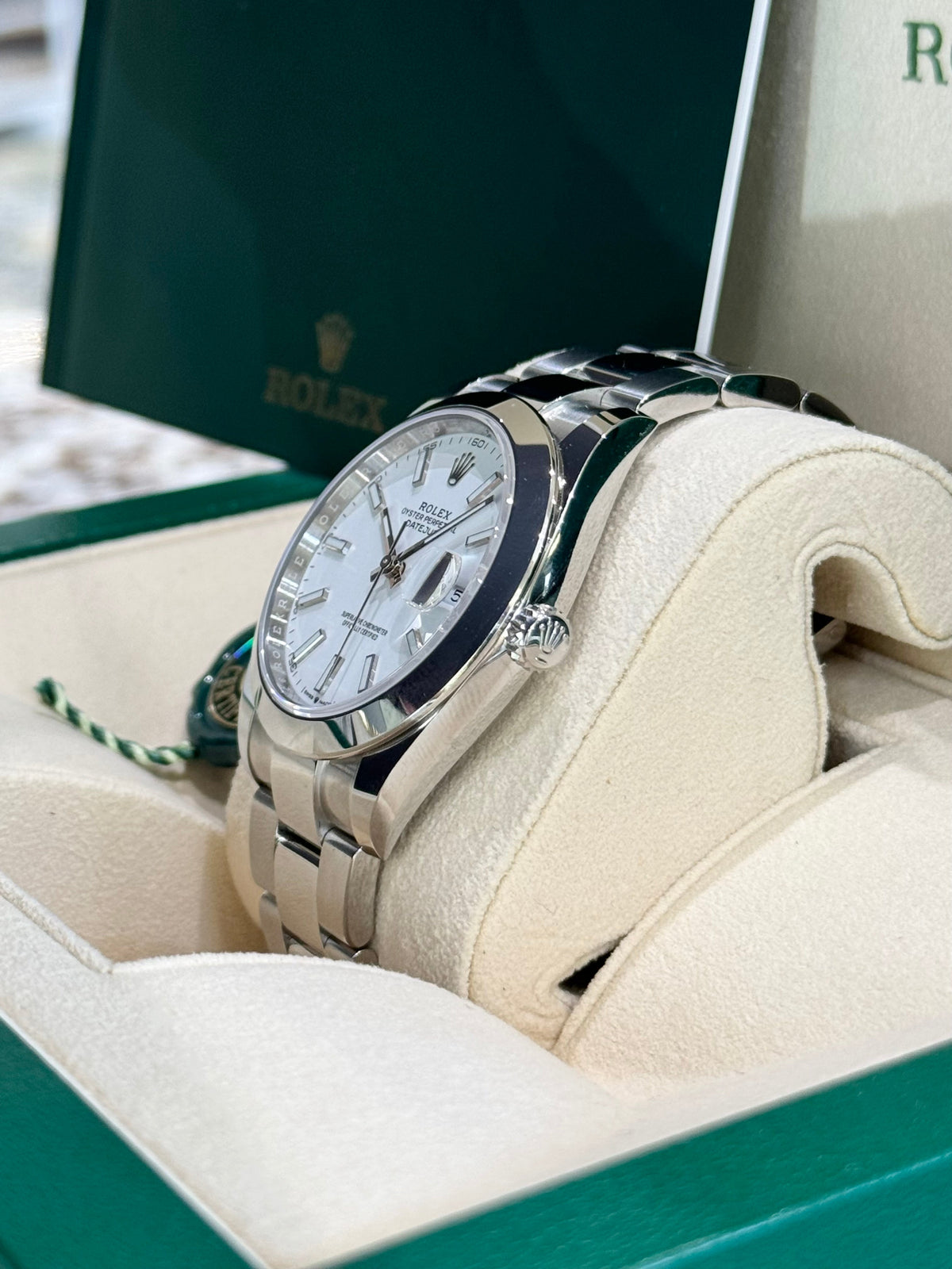 Rolex Datejust 41 126300 White Dial Watch