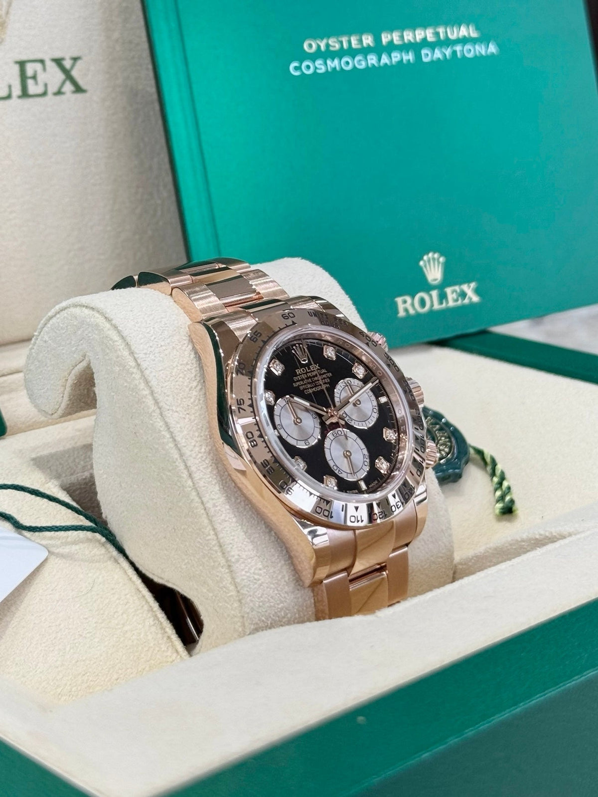 Rolex Daytona 40 126505 Black Diamond Dial Watch