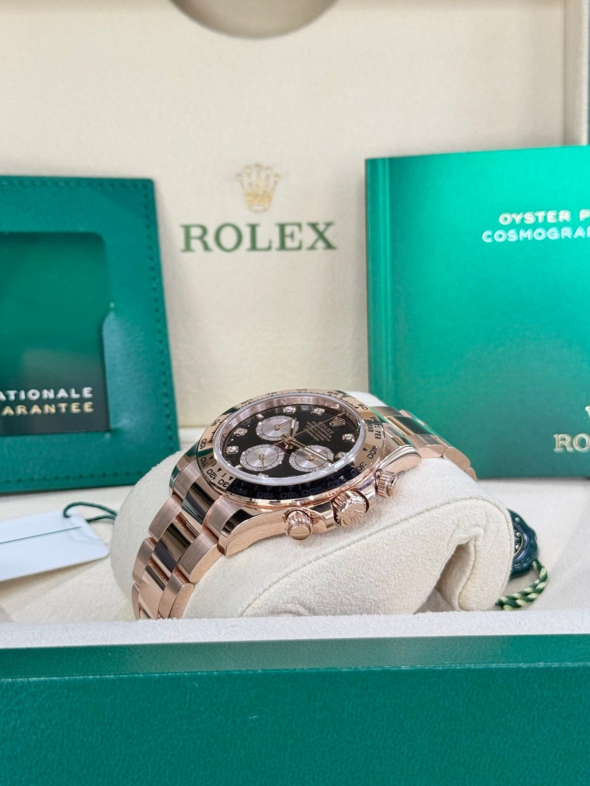 Rolex Daytona 40 126505 Black Diamond Dial Watch