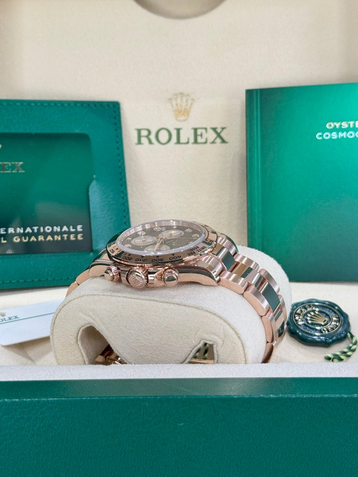 Rolex Daytona 40 126505 Black Diamond Dial Watch