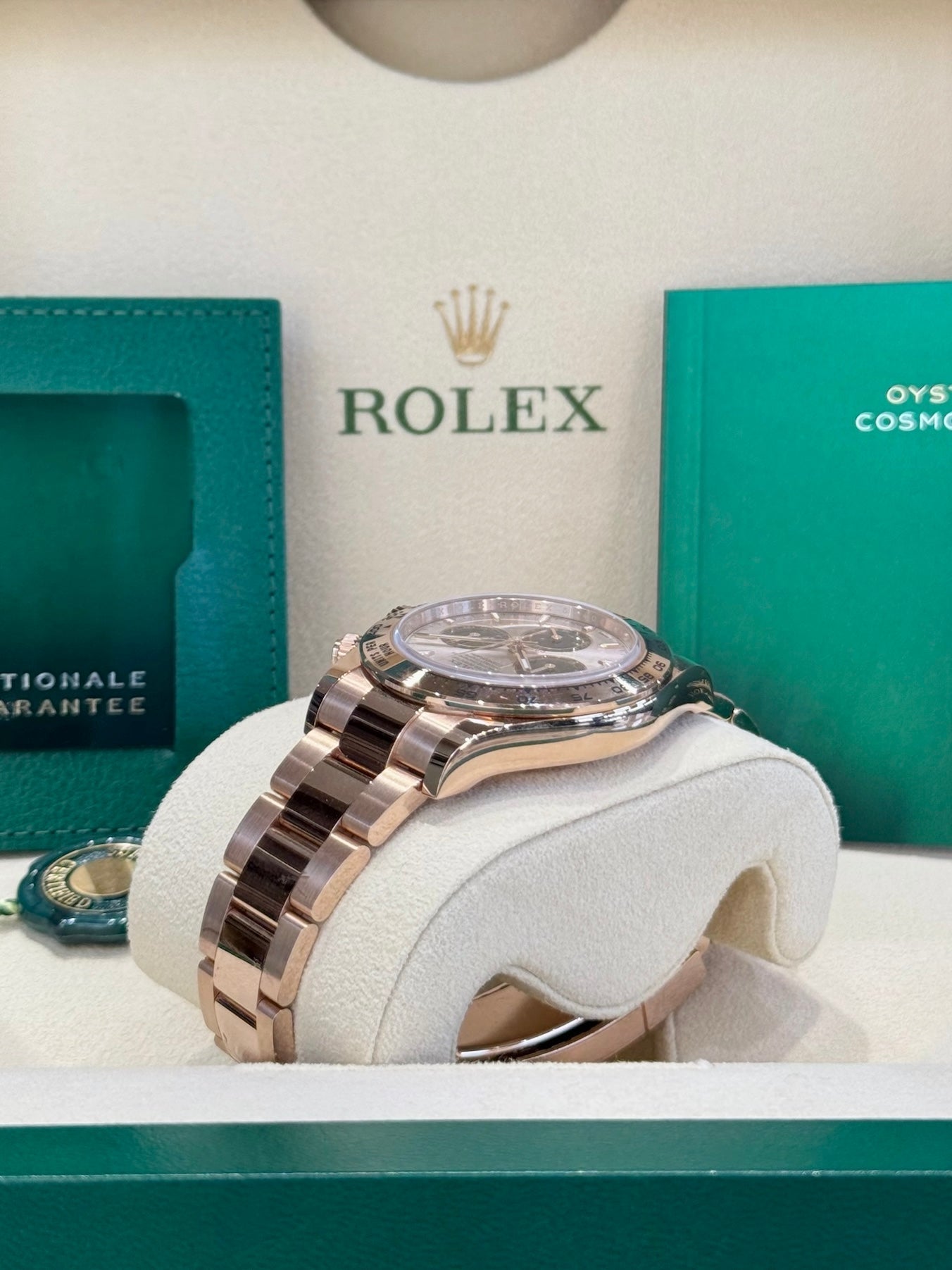 Rolex Daytona 40 126505 Sundust Black Dial Watch