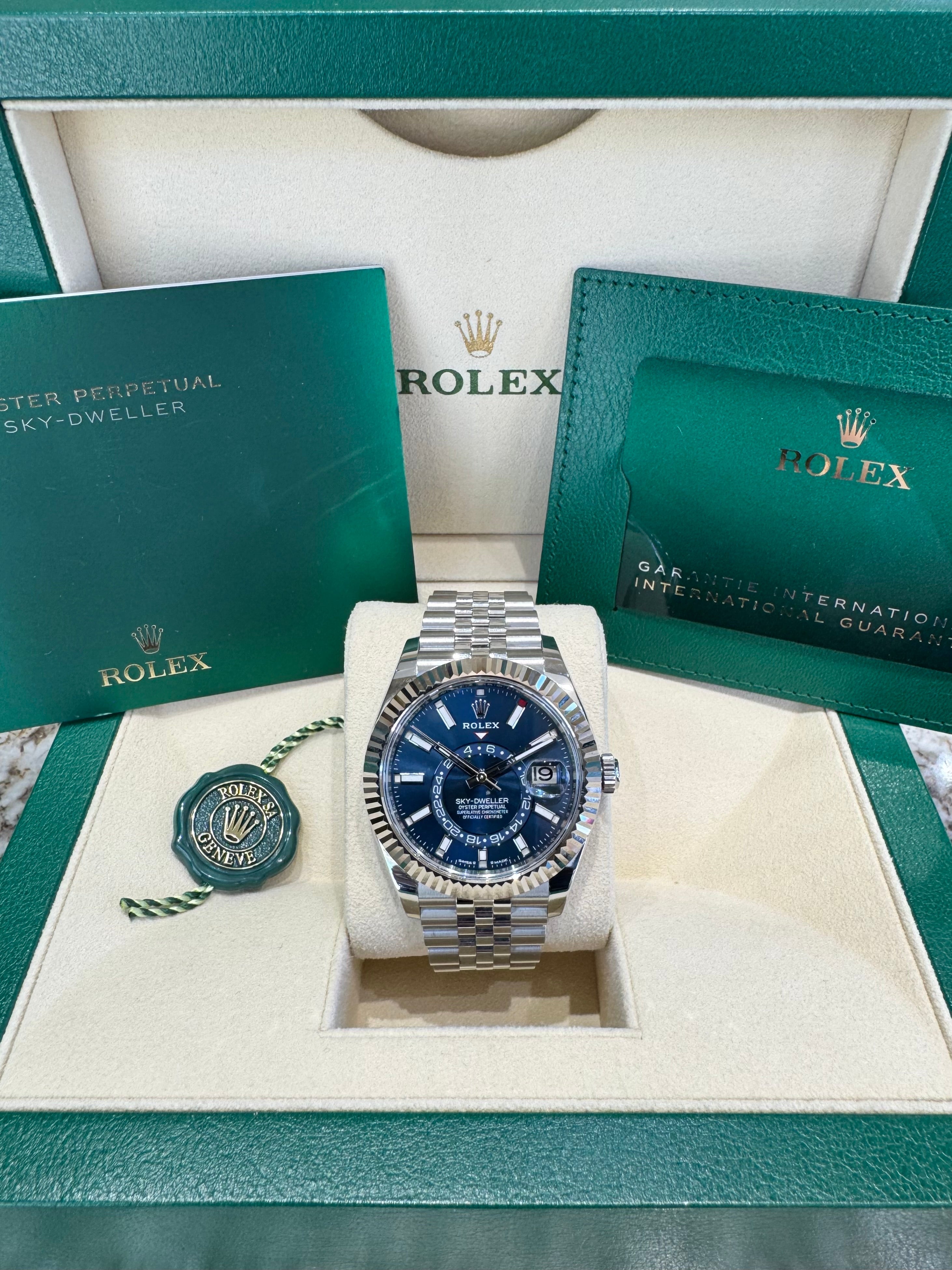 Rolex Sky-Dweller 42 336934 Blue Dial Watch