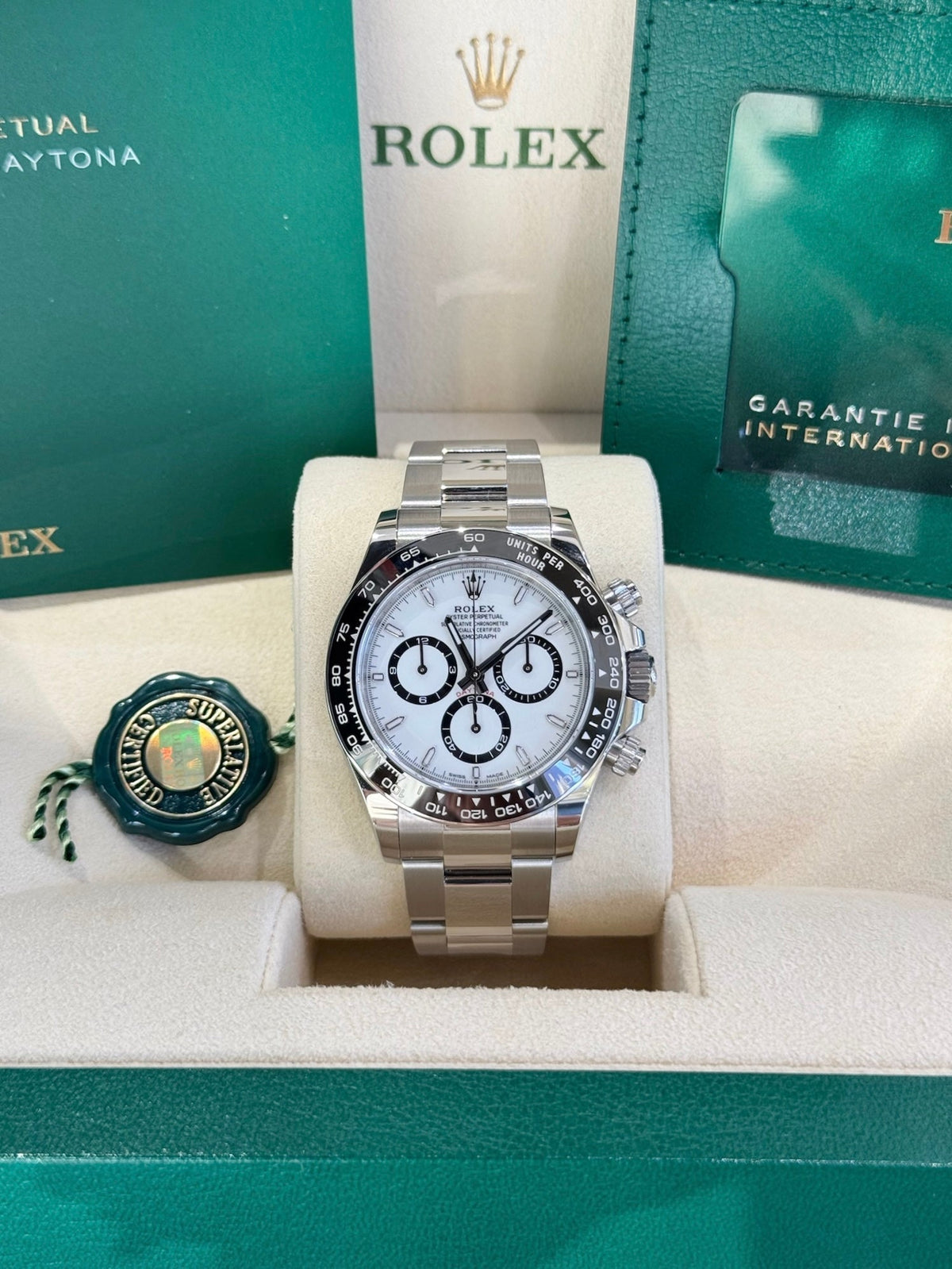 Rolex Daytona 40 126500 White Dial Watch