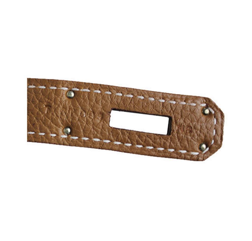 Hermes Kelly 32 Gold Togo Leather Palladium Hardware