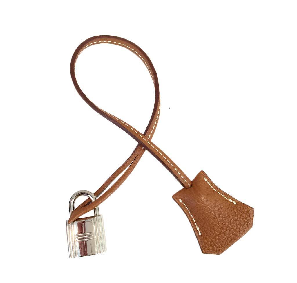 Hermes Birkin 35 Gold Clemence Leather Palladium Hardware
