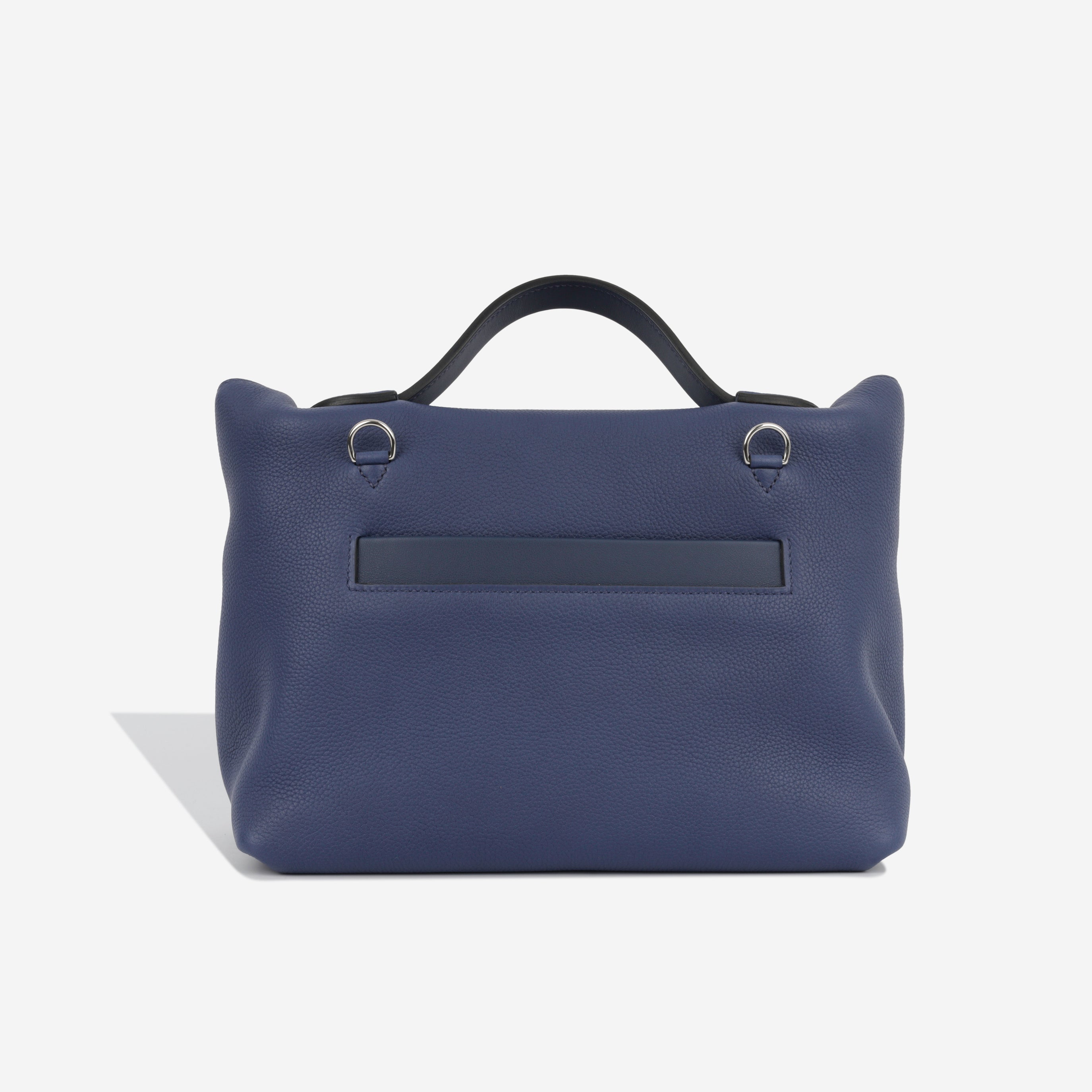 Hermès 24/24 29 Bag in Bleu Marine Togo Leather with Palladium Hardware