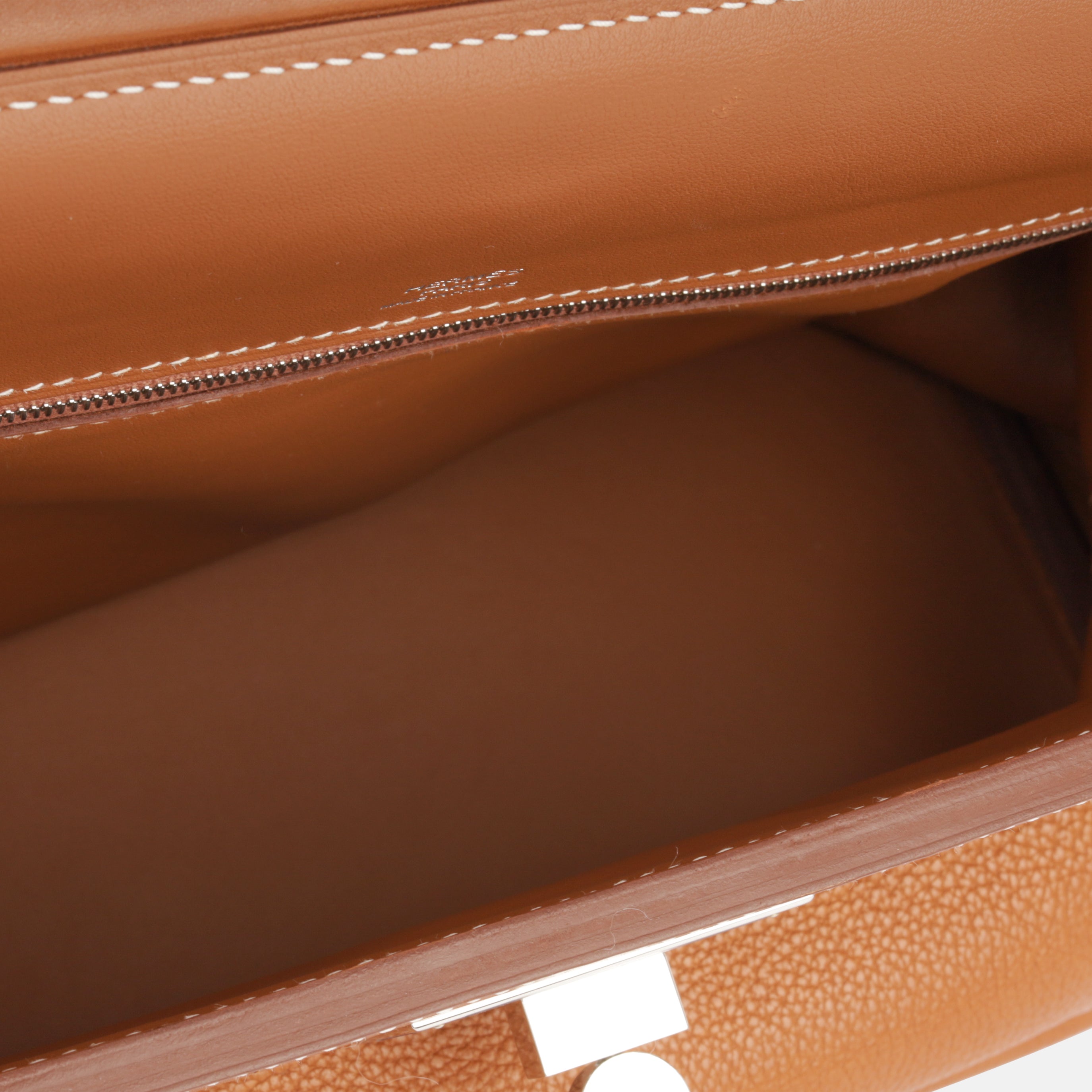Hermès 24/24 35 Bag in Gold Barenia