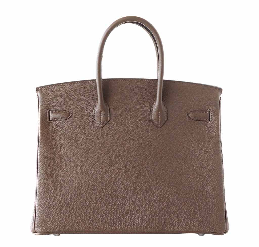 Hermes Birkin 35 Ecorce Togo Leather Palladium Hardware