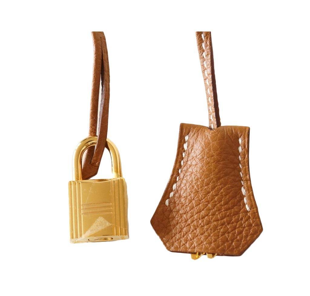 Hermes Birkin 40 Classic Gold Togo Leather Gold Hardware