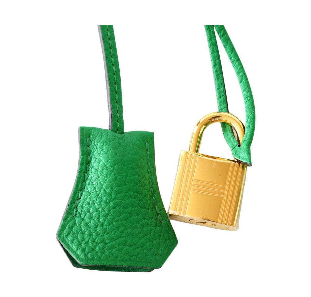 Hermes Birkin 35 Bamboo Togo Leather Gold Hardware
