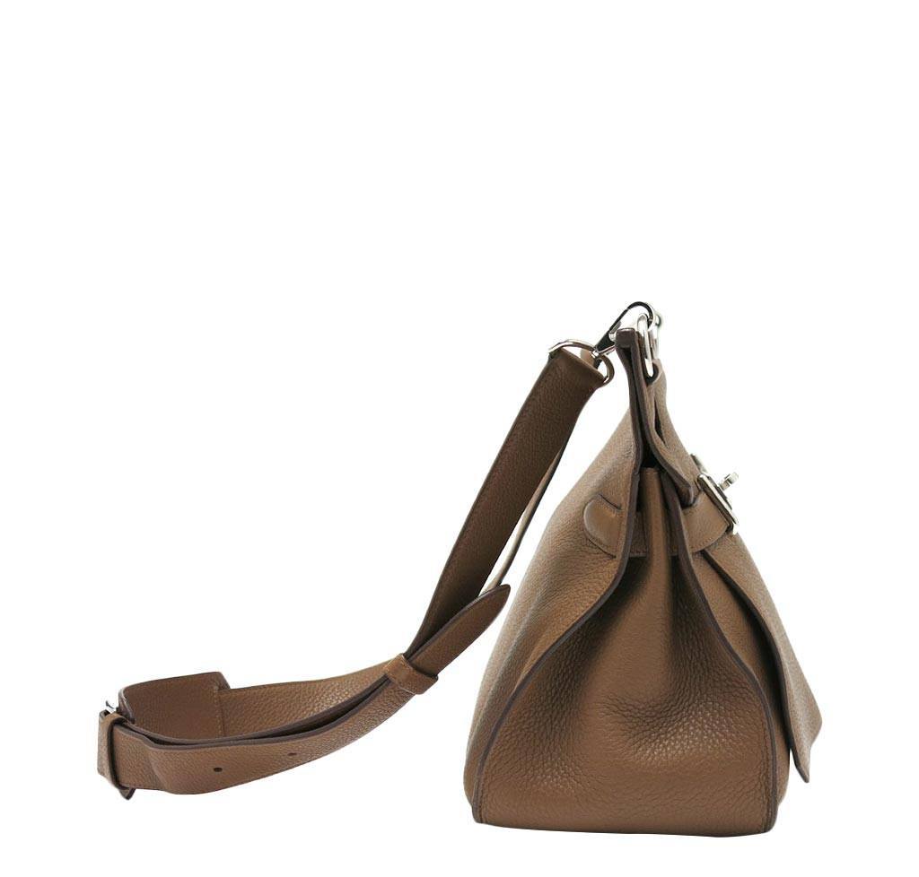 Hermes Jypsiere 34 Gold Taurillon Leather Palladium Hardware
