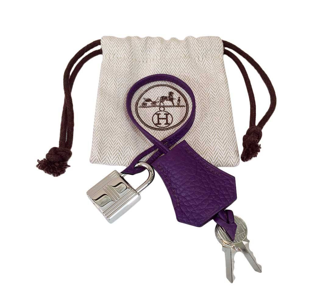 Hermes Kelly 35 Ultraviolet Togo Leather Palladium Hardware
