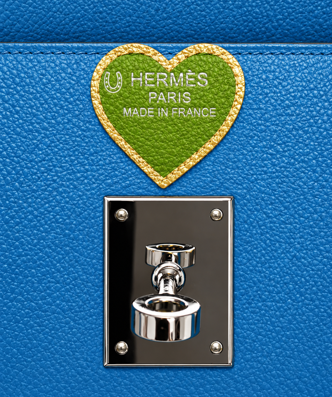 Hermes Birkin 35 Special Order Vert Anis Rouge Garrance Blue Jean Togo Leather Palladium Hardware