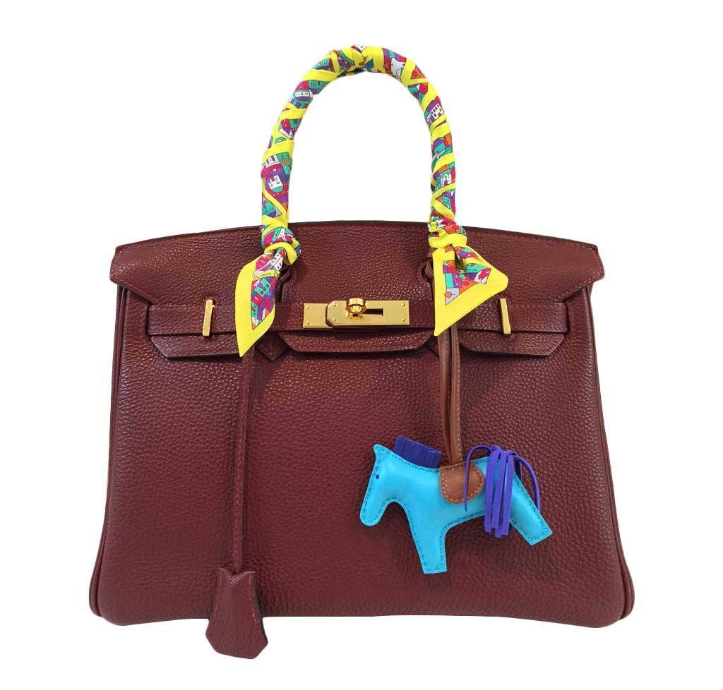 Hermes Birkin 30 Rouge H Togo Leather Gold Hardware