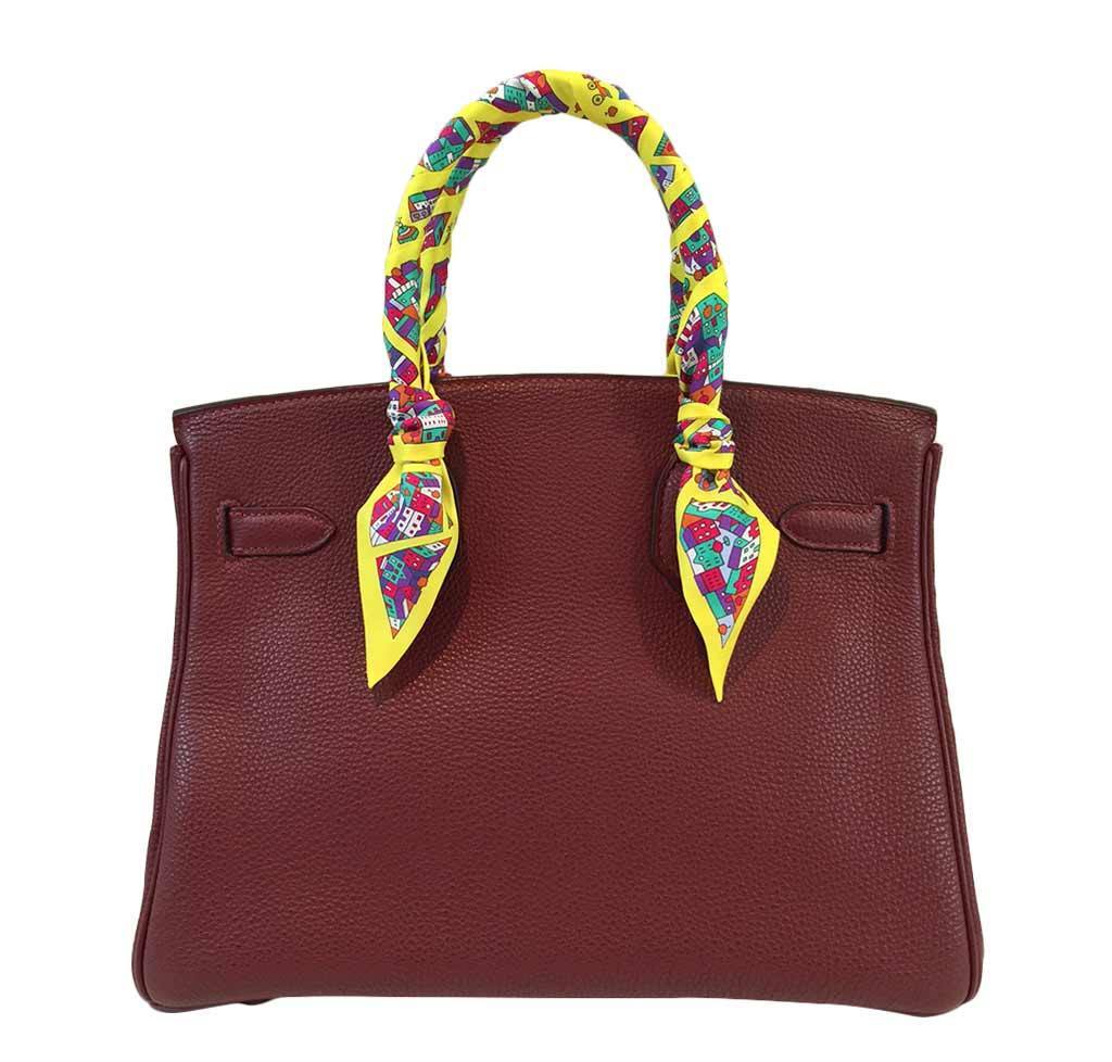 Hermes Birkin 30 Rouge H Togo Leather Gold Hardware
