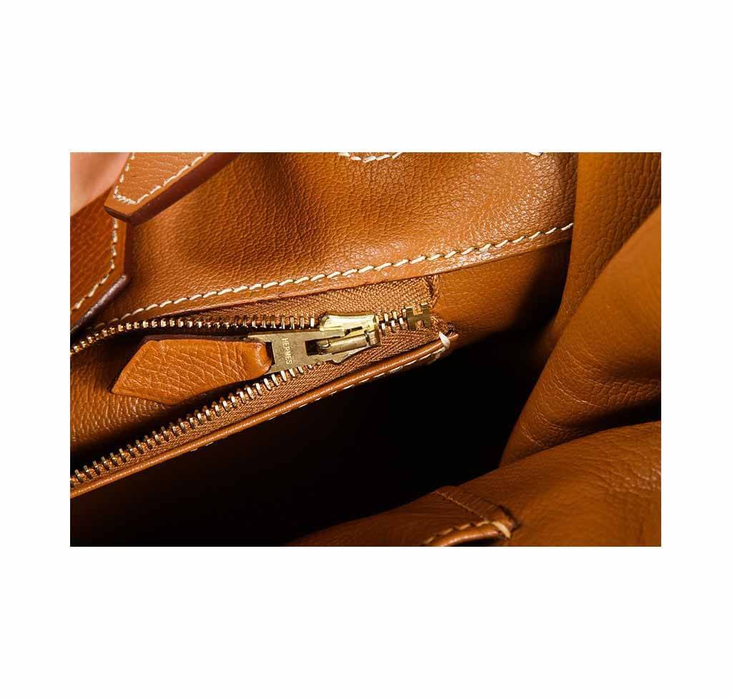 Hermes Birkin 30 Gold Epsom Leather Gold Hardware