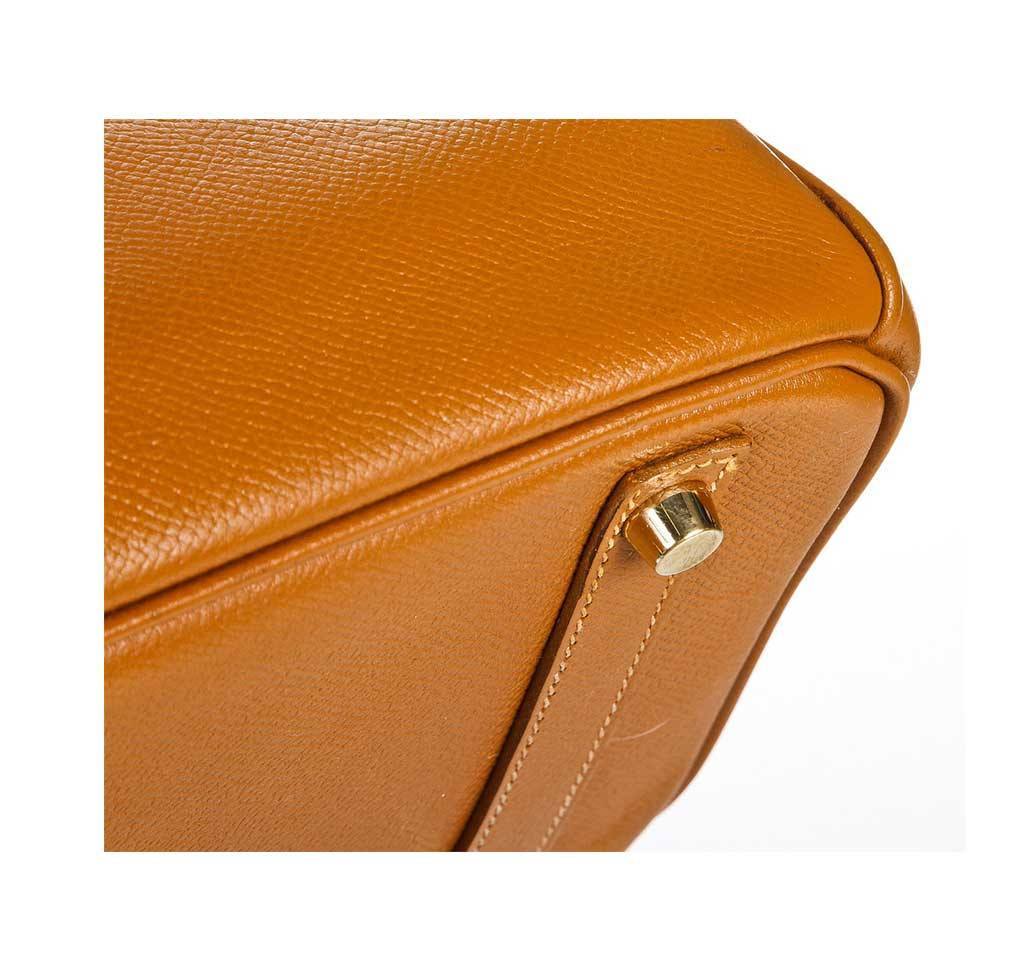 Hermes Birkin 30 Gold Epsom Leather Gold Hardware