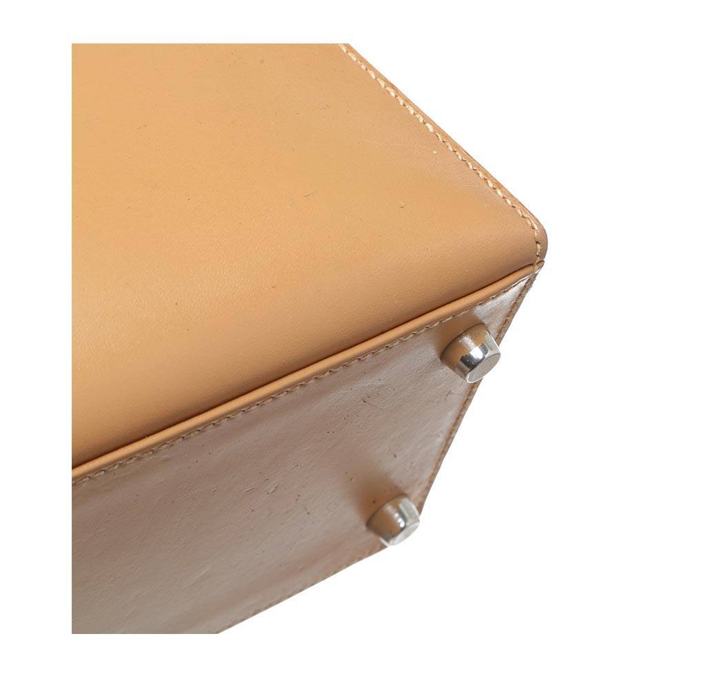 Hermes Kelly 32 Gold Natural Leather Gold Hardware