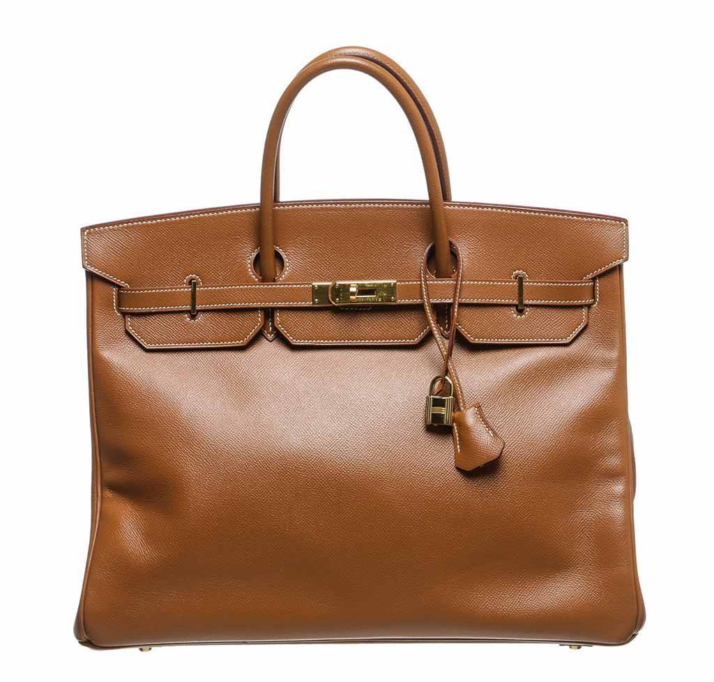 Hermes Birkin 40 Gold Epsom Leather Gold Hardware