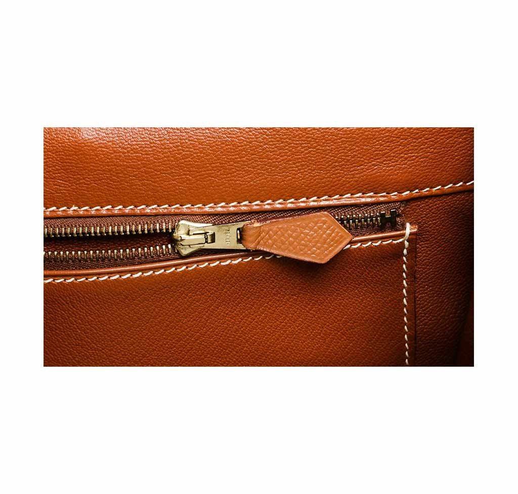Hermes Birkin 40 Gold Epsom Leather Gold Hardware