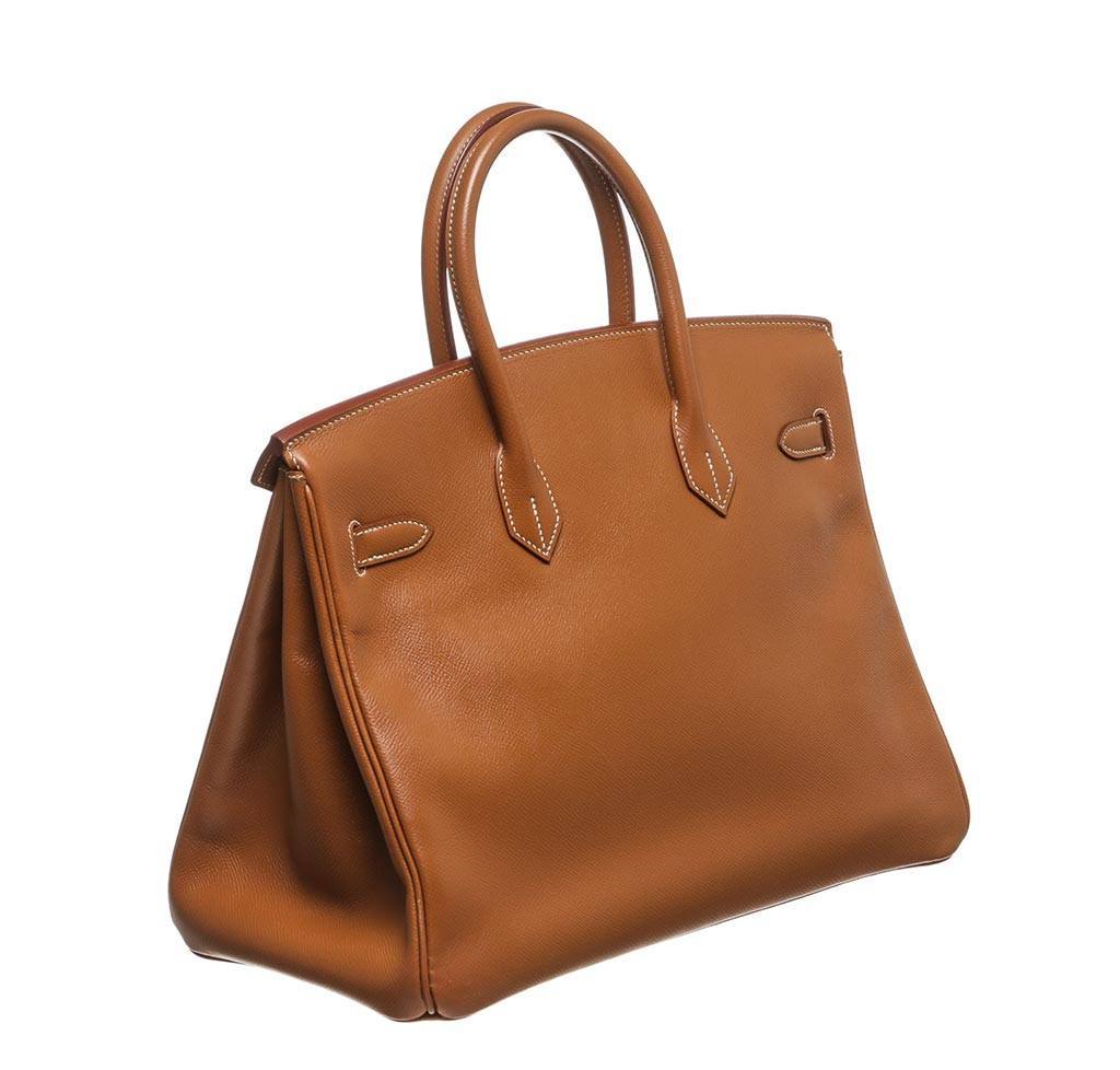 Hermes Birkin 35 Gold Epsom Leather Gold Hardware