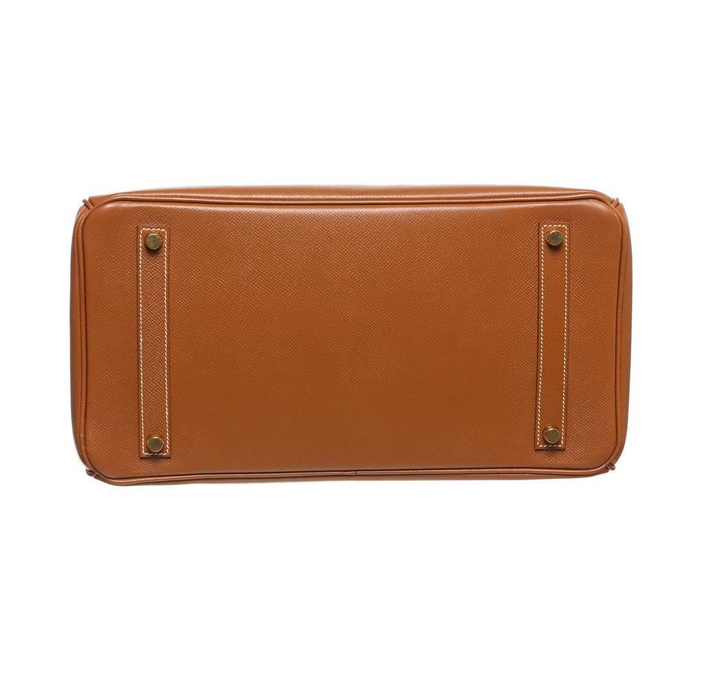 Hermes Birkin 35 Gold Epsom Leather Gold Hardware