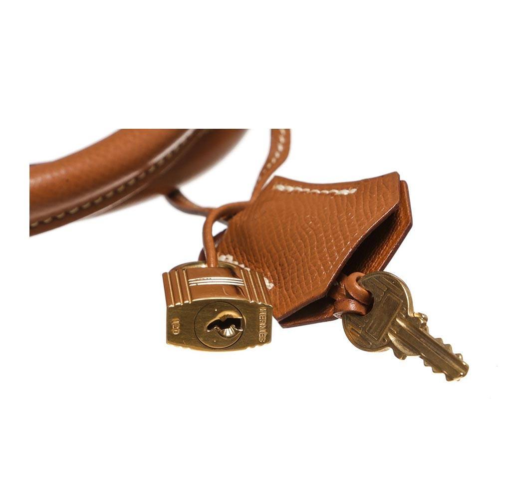 Hermes Birkin 35 Gold Epsom Leather Gold Hardware
