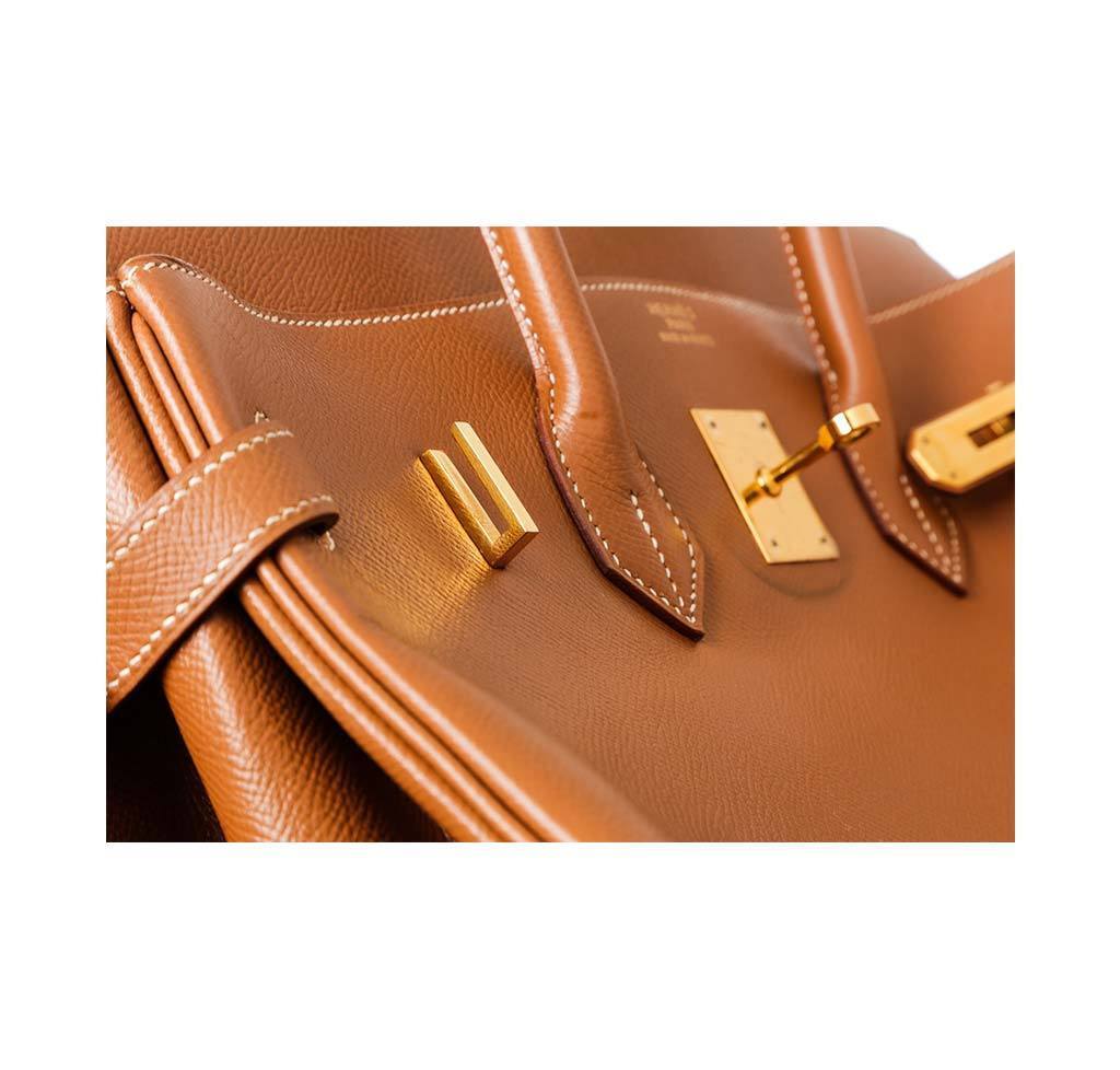 Hermes Birkin 35 Gold Epsom Leather Gold Hardware