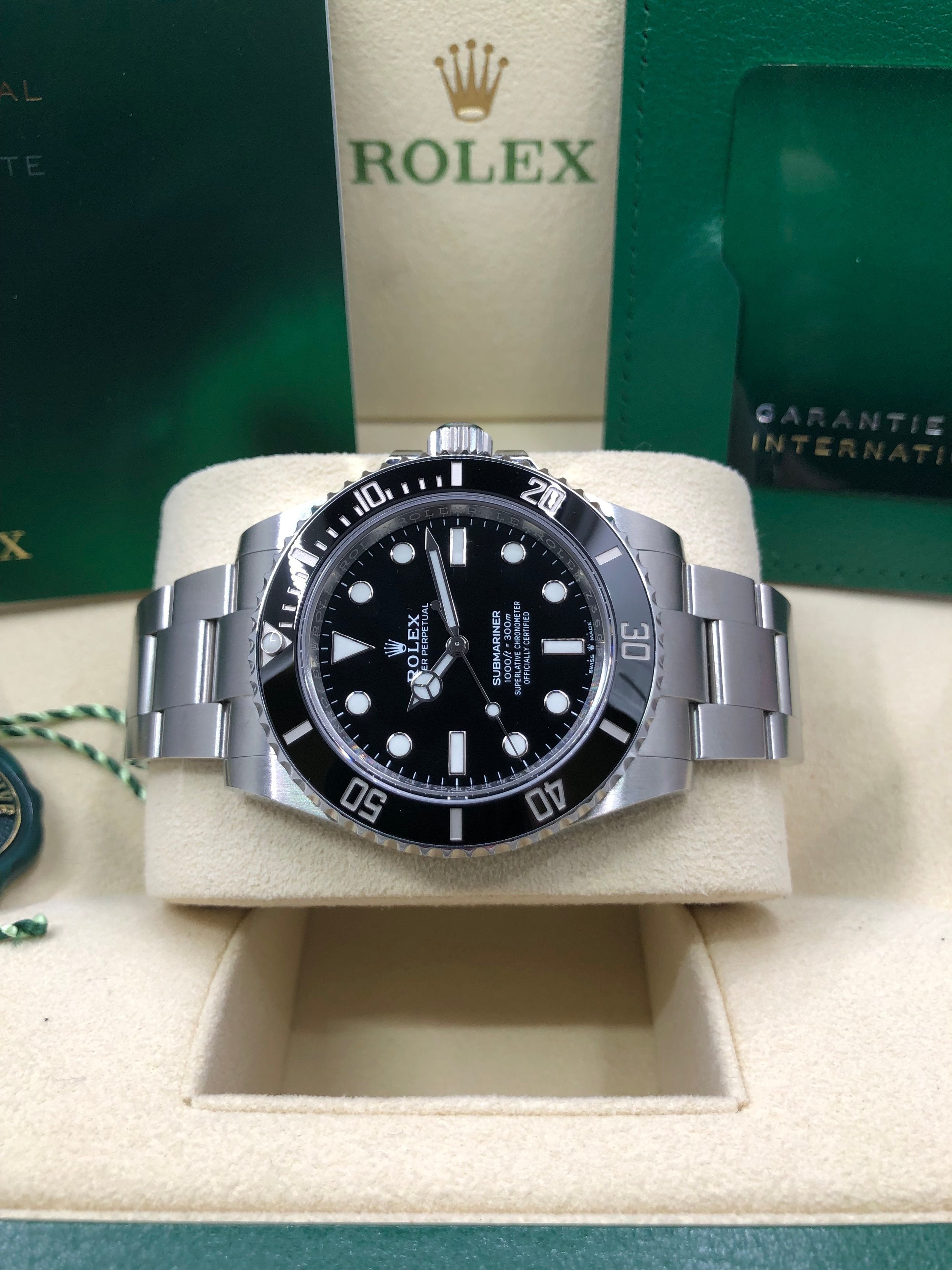 Rolex Submariner 41 124060 Black Dial Watch