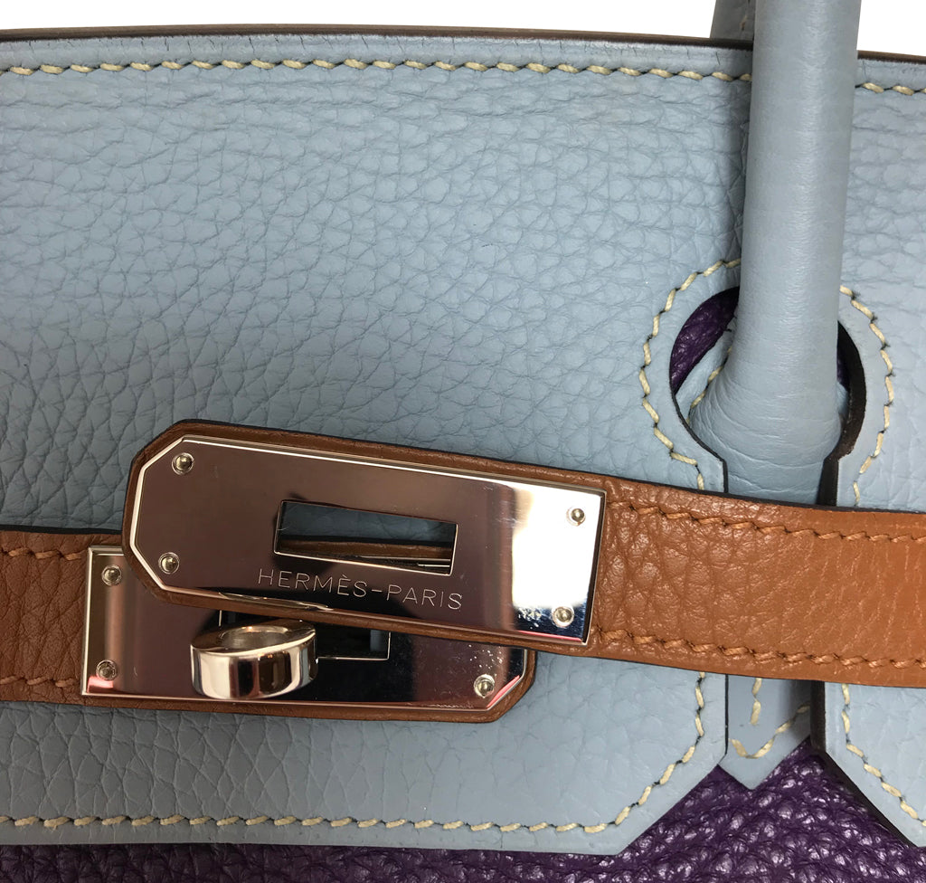 Hermès Birkin 30 Arlequin Bag PHW
