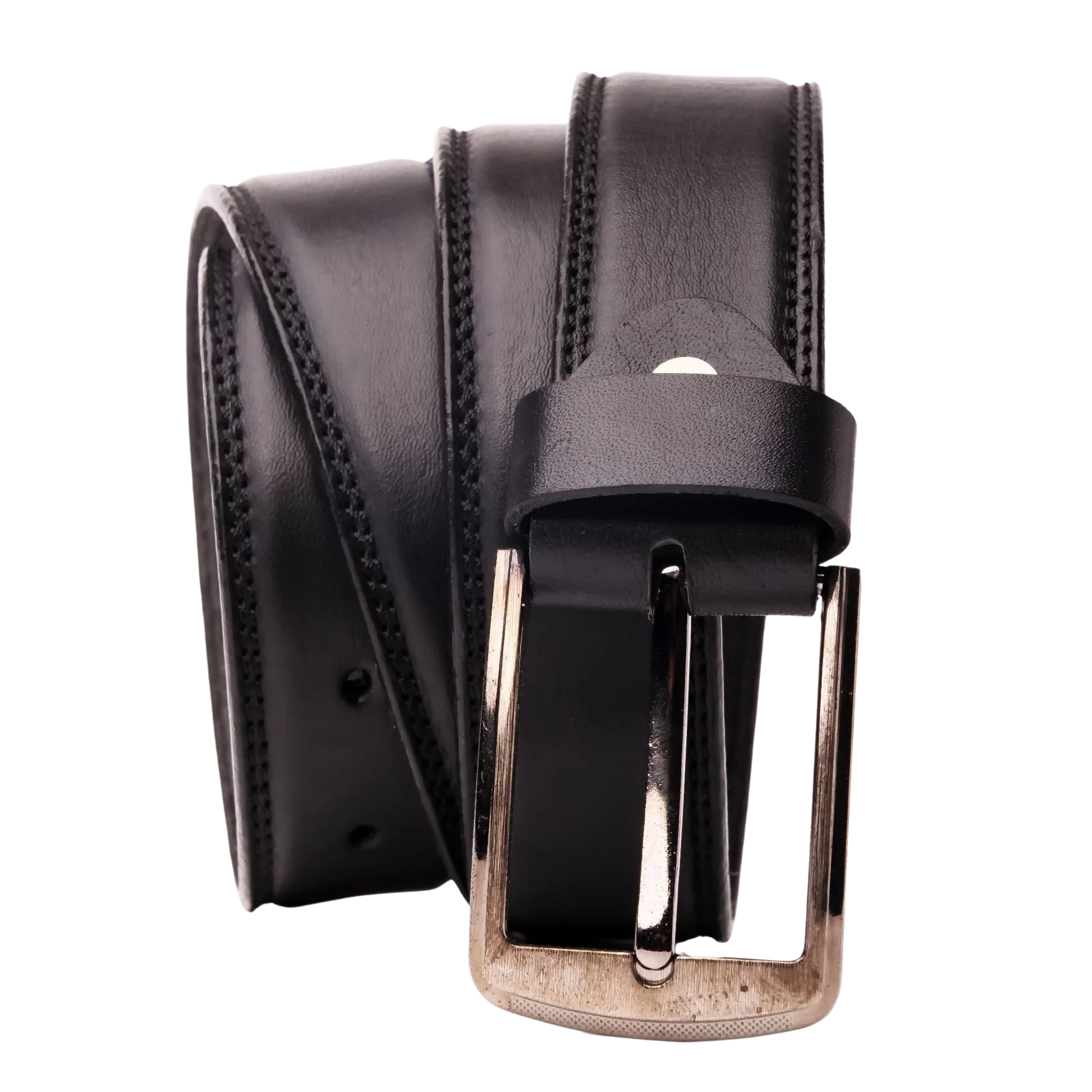 Black Belt With Single Pin Buckle