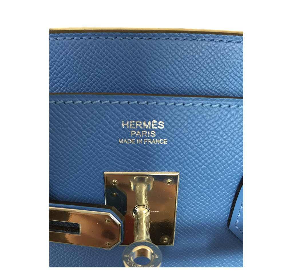 Hermès Birkin 30 Bag Blue Paradise PHW