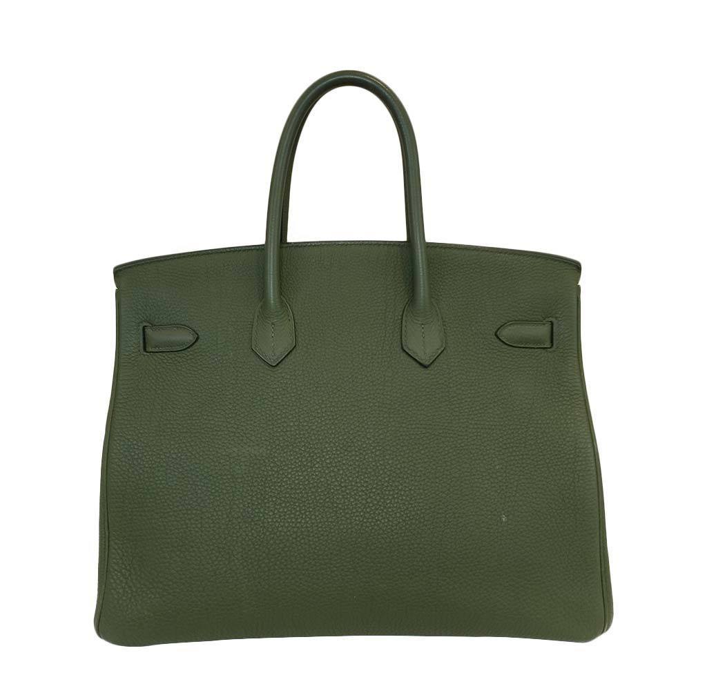 Hermes Birkin 35 Canopee Togo Leather Gold Hardware