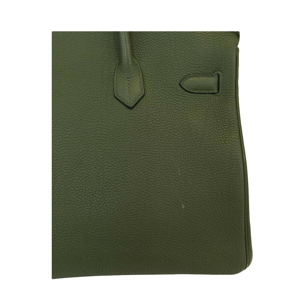 Hermes Birkin 35 Canopee Togo Leather Gold Hardware