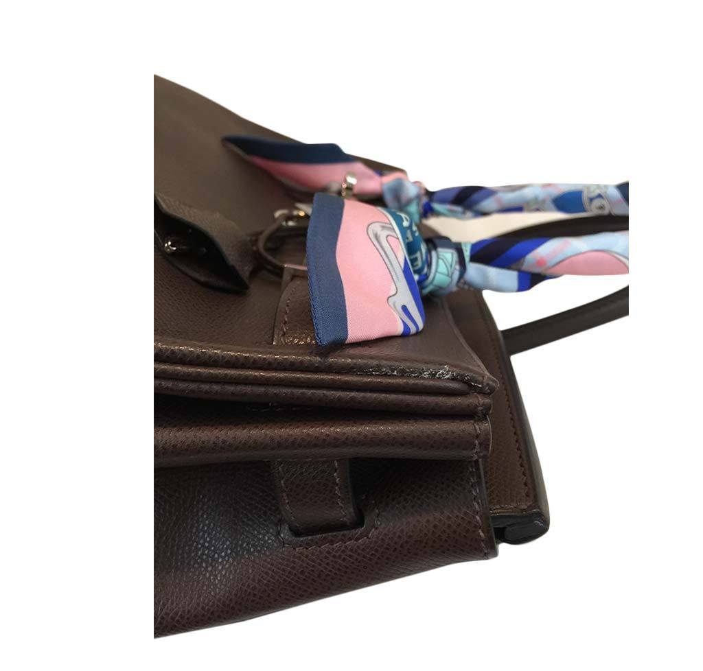 Hermes Birkin 35 Cacao Epsom Leather Palladium Hardware