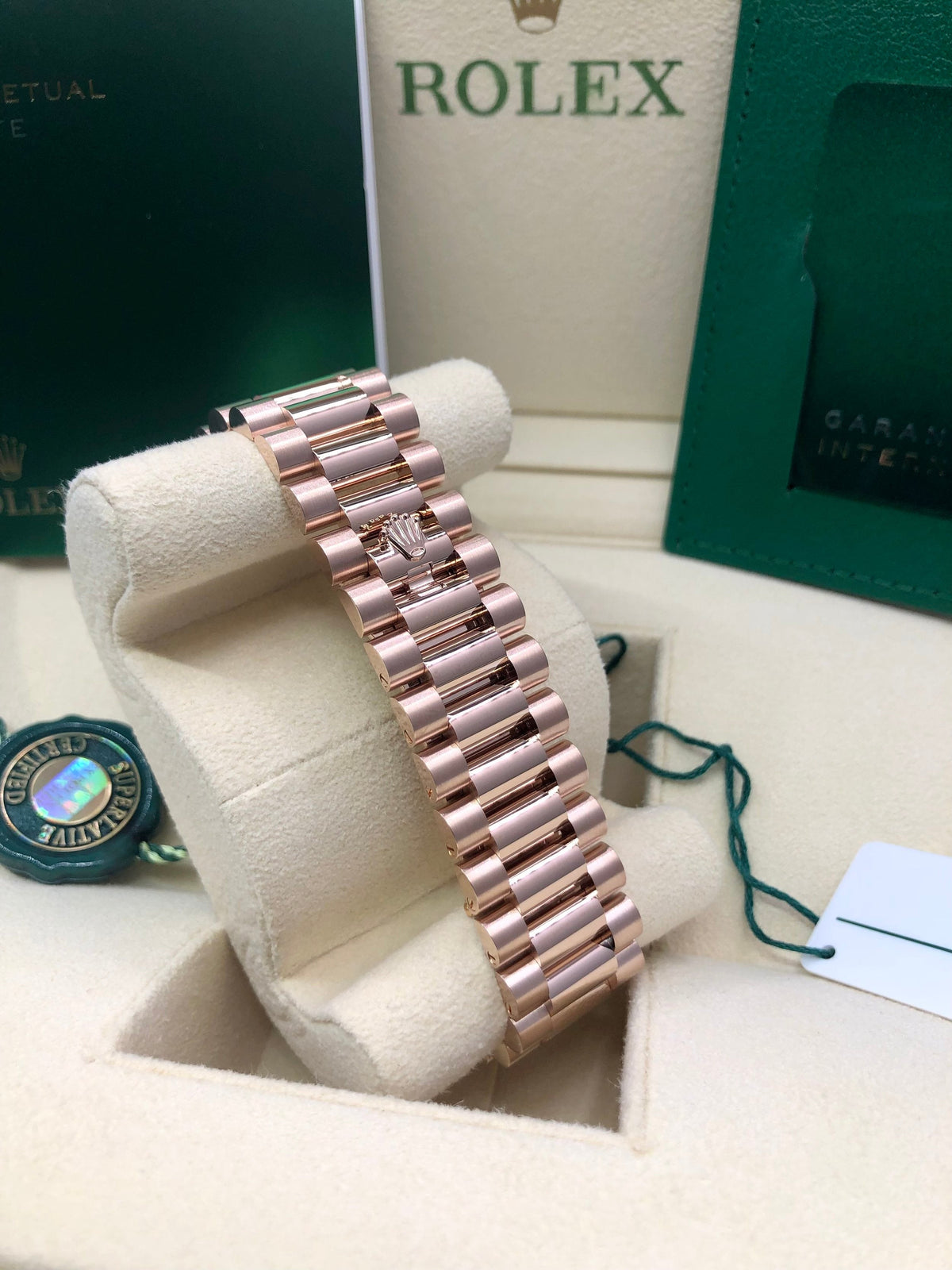 Rolex Day-Date 40 228235 Olive Dial Watch