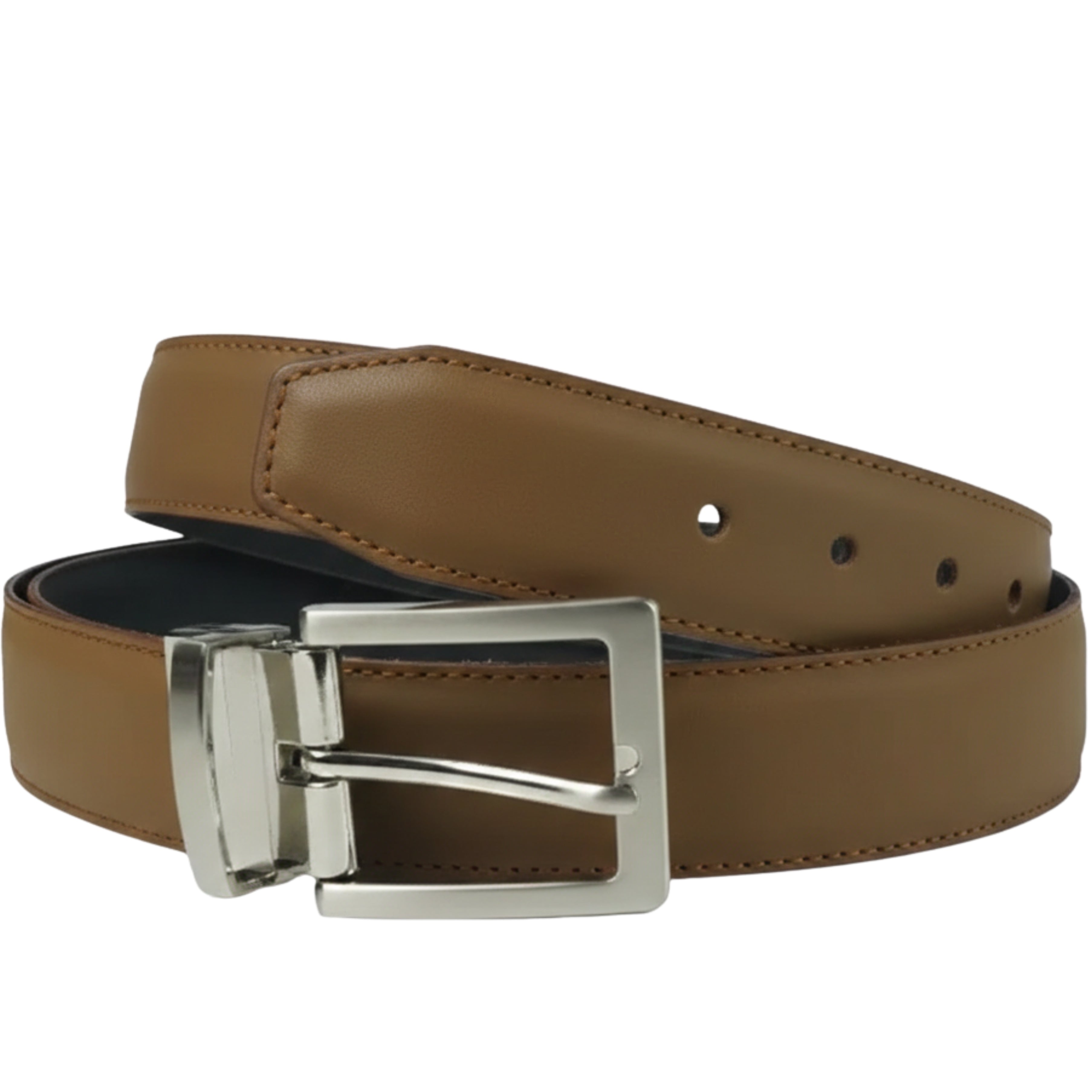 Velkado Double Sided Reversible Men's' Leather Belt