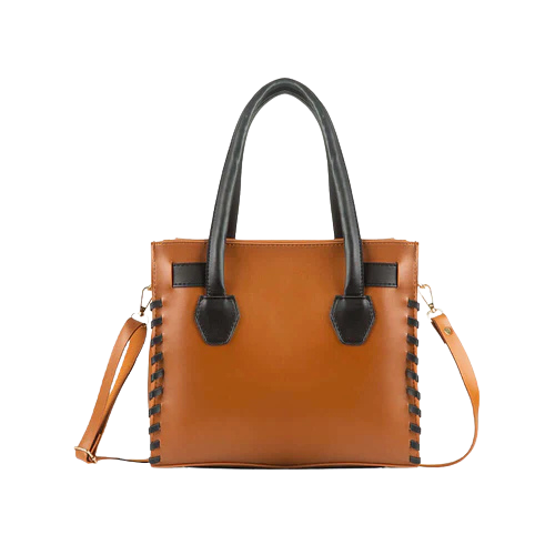 Velkado Two‑Tone Leather Tote Bag