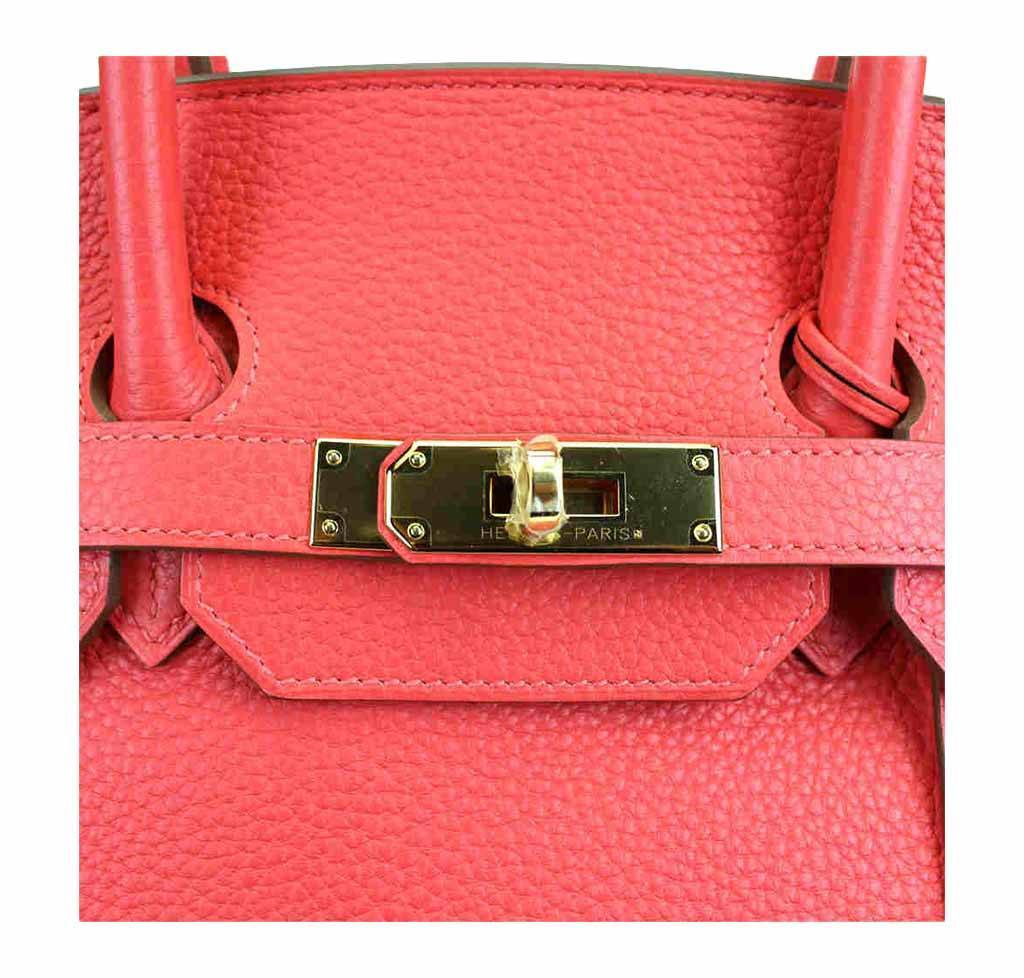 Hermes Birkin 35 Rose Jaipur Taurillon Clemence Leather Palladium Hardware