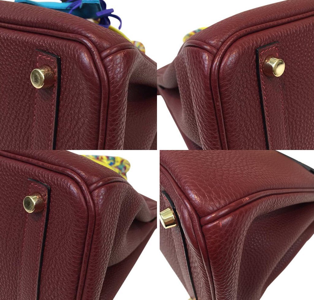 Hermes Birkin 30 Rouge H Togo Leather Gold Hardware